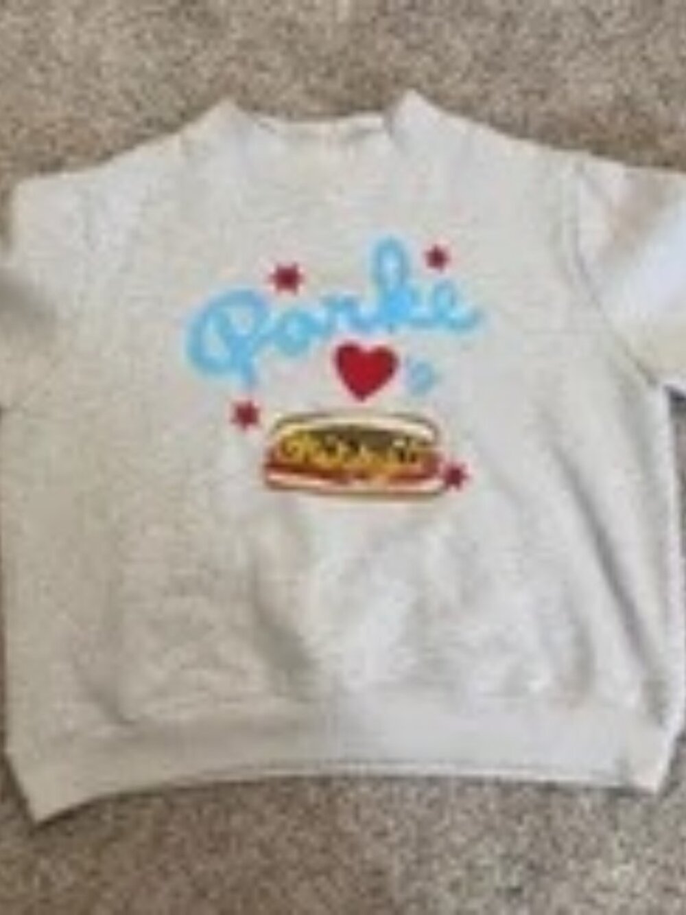 Vintage Inspired Parke Chicago Heart Graphic Pullover Sweater